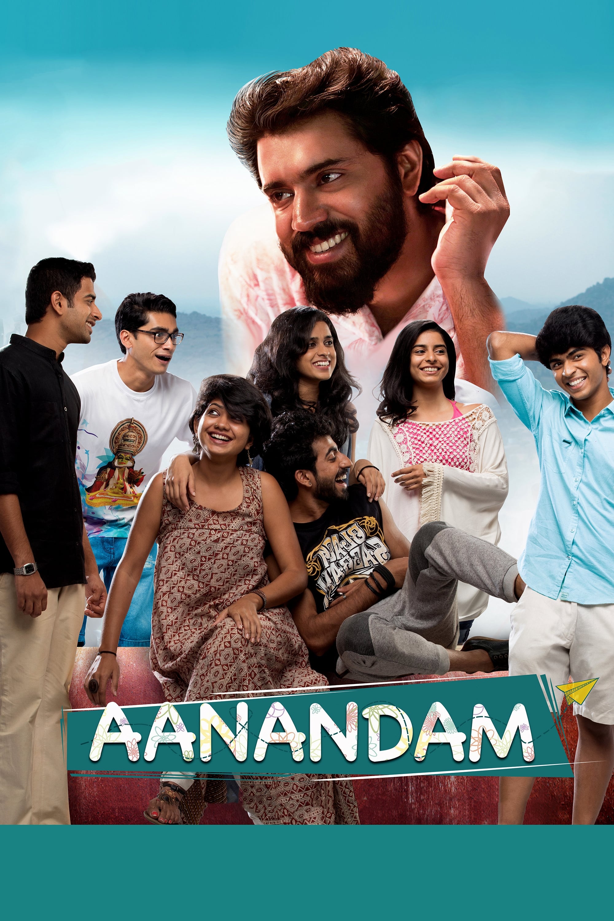 Aanandam (2016) постер